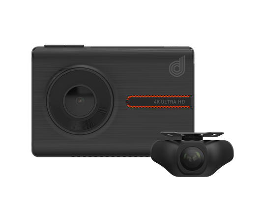 4K ULTRA-HD Dual Channel Dash Camera with 3.0” OLED Touch Screen, WIFI & GPS