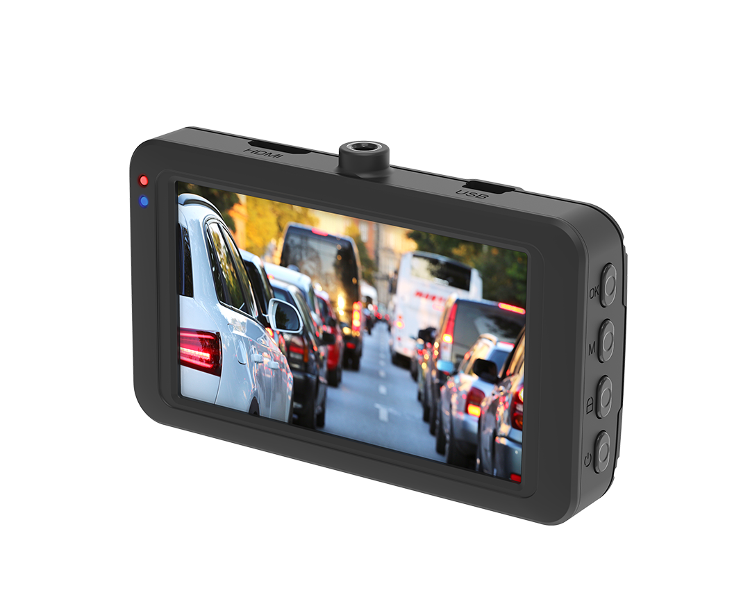 Full HD Dash Camera with 3.0” IPS Screen & Rear Camera