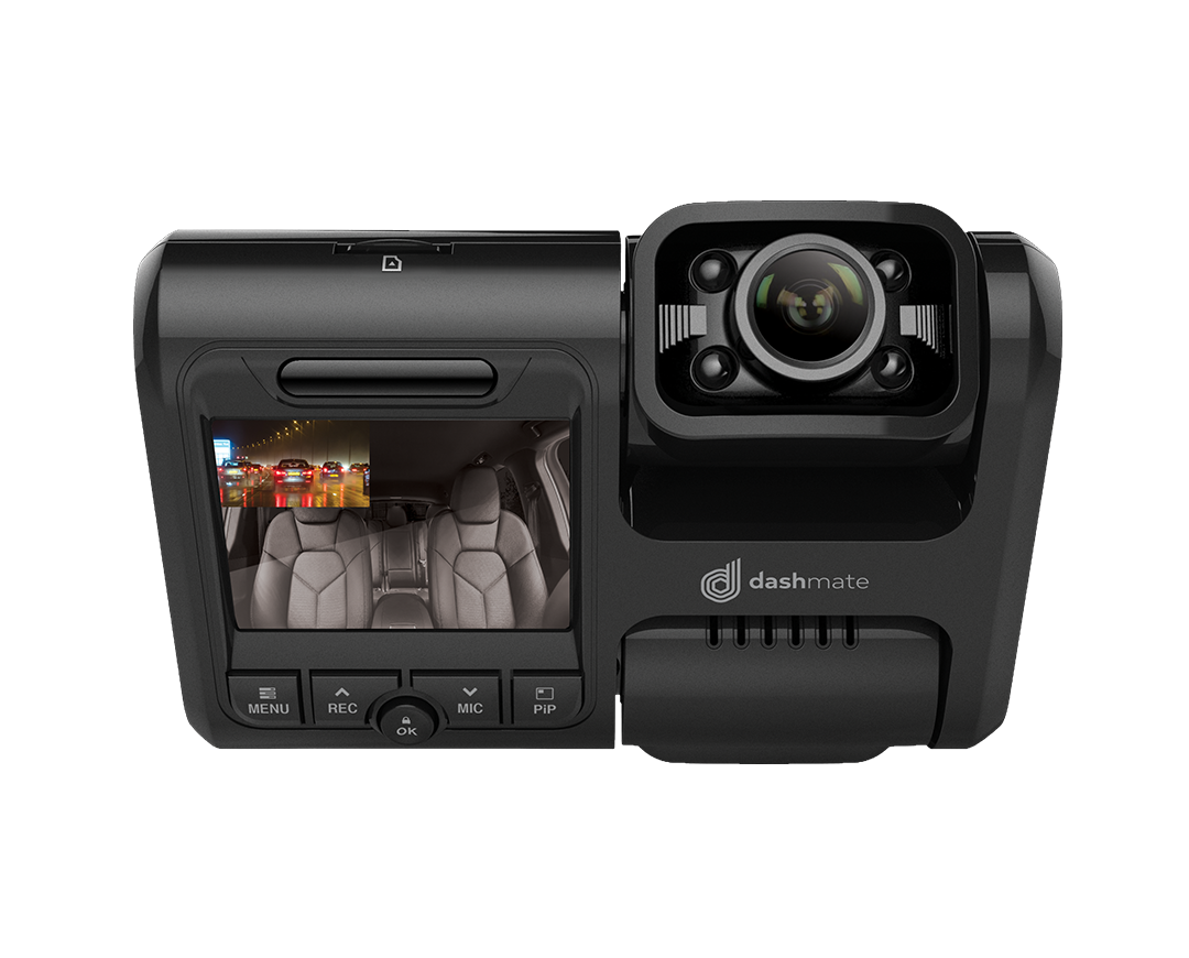 Full HD Front & Infrared Cabin Dash Camera with 2.0” Screen, WIFI & GPS