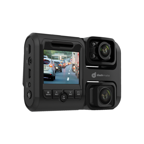 Full HD Front & Infrared Cabin Dash Camera with 2.0” Screen, WIFI & GPS